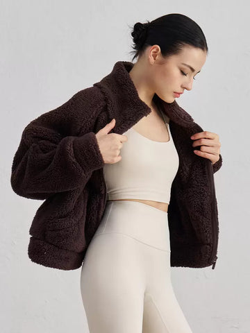 Cocoa Fleece ritsjack