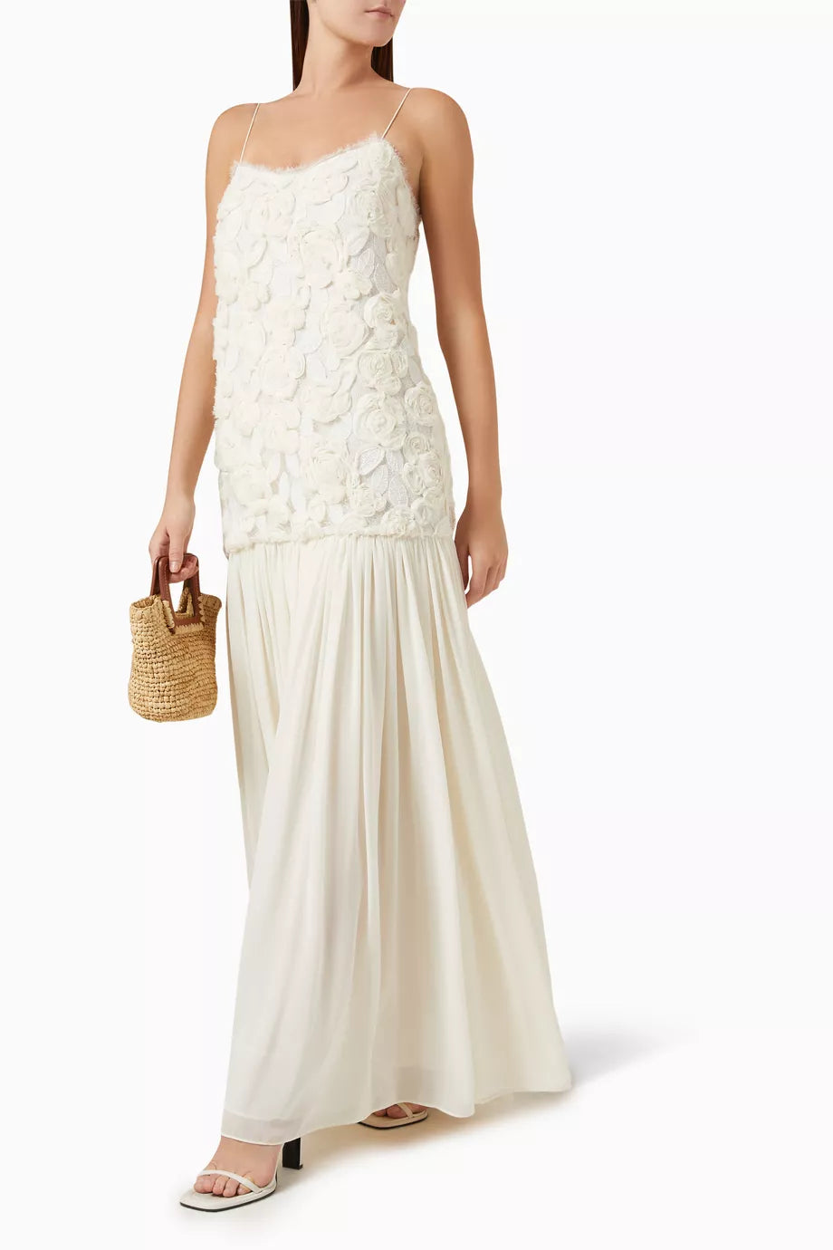 Floral Patchwork Maxi-jurk