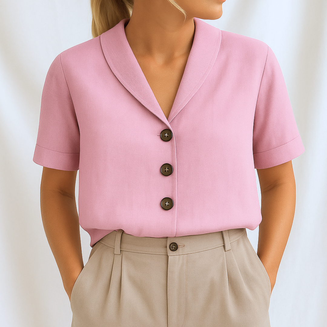 Chic Solid Blouse