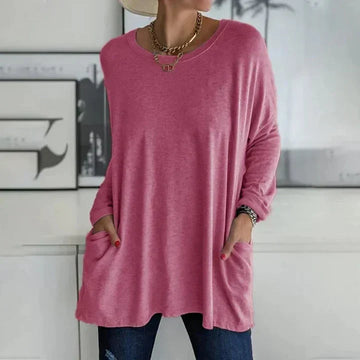 Georgia Cosy Oversized Top met Lange Mouwen