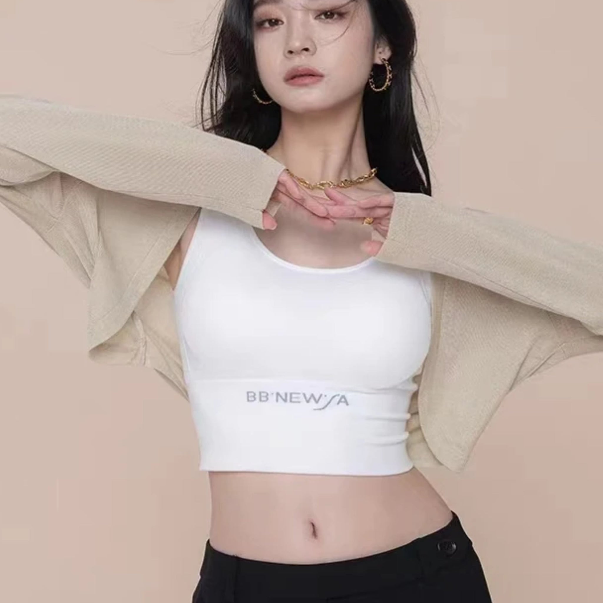 Kate dun gebreid vest