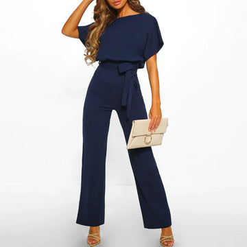Olivia jumpsuit met korte mouwen