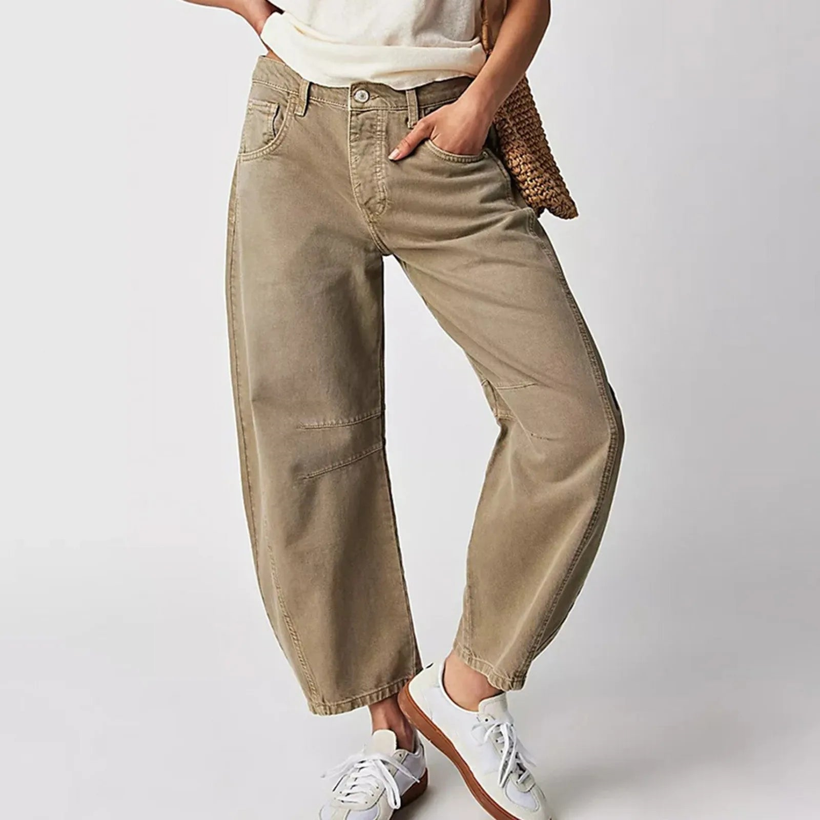 High-Waist Comfort Denim Jeans