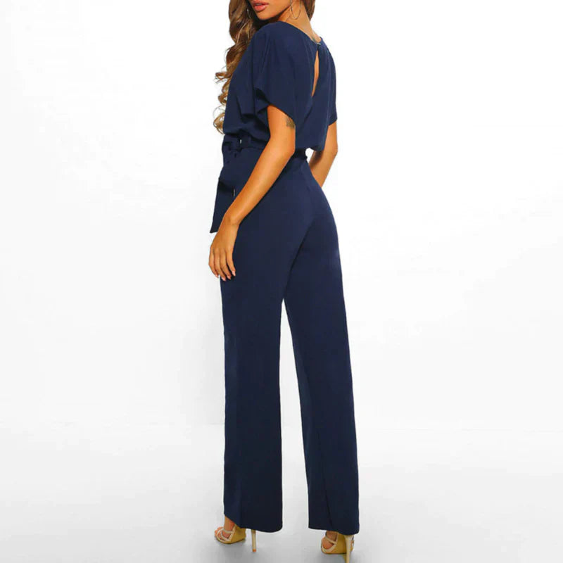 Olivia jumpsuit met korte mouwen