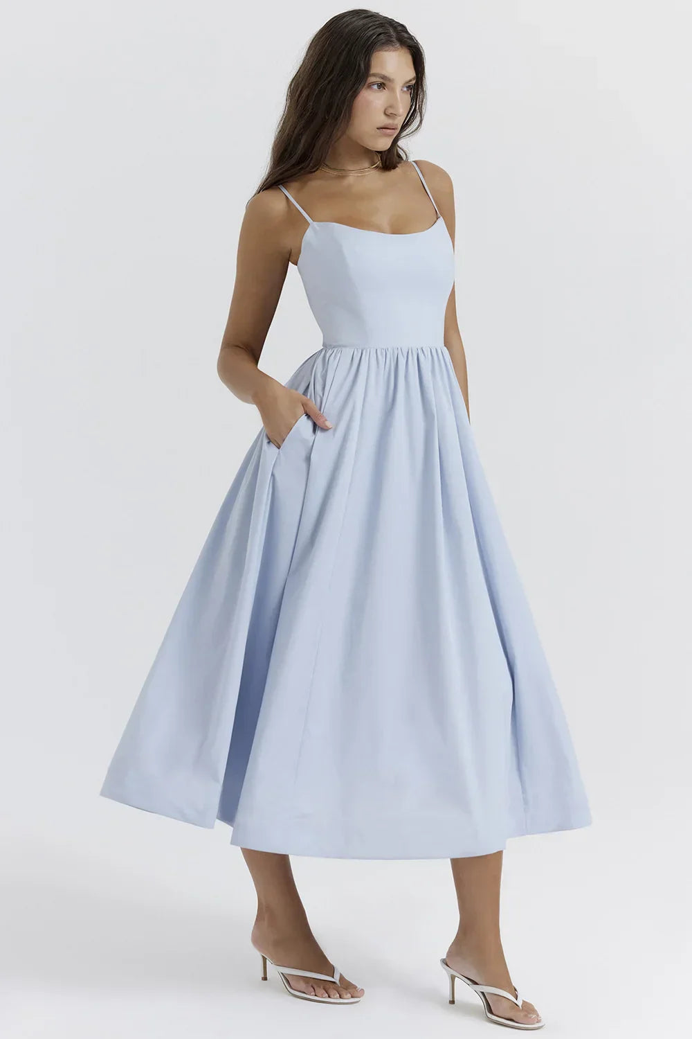 Megan Losse Midi-jurk