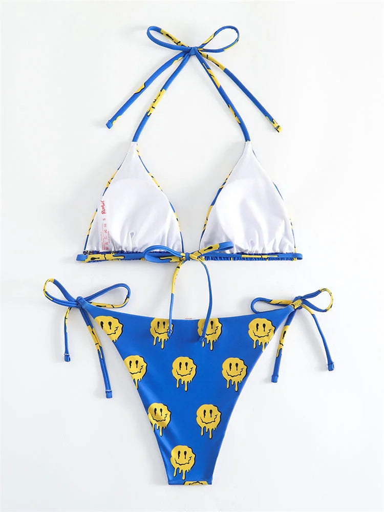 Emoji Klassieke Triangelbikini
