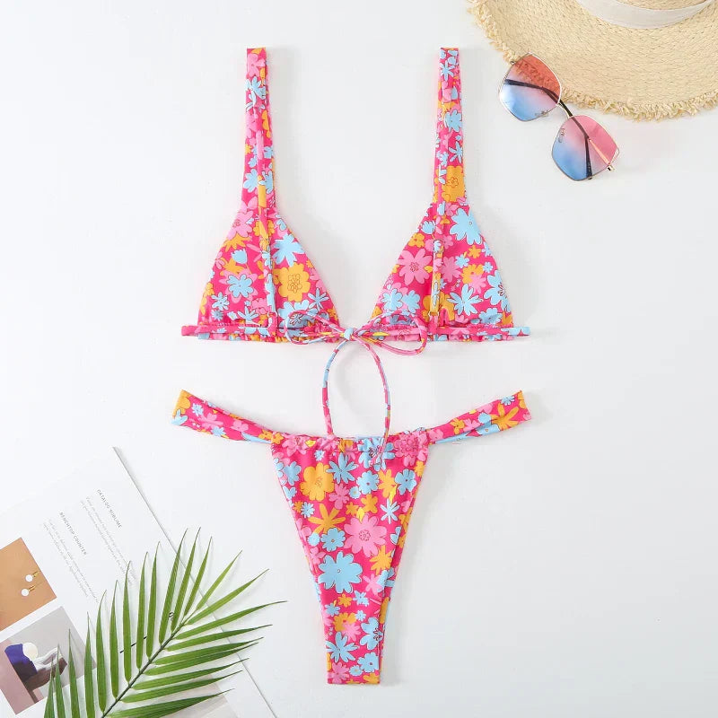 Bikini met bloemenprint