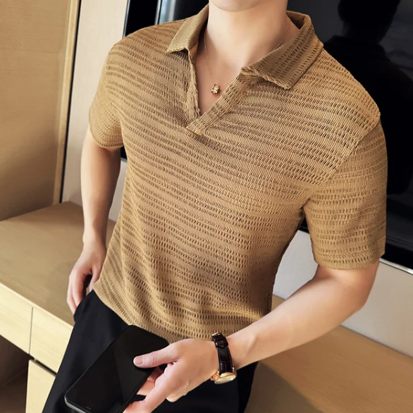 Steven Hollow Out poloshirt