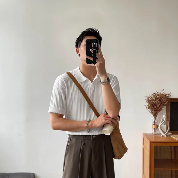 Atlas Casual Gebreide Polo