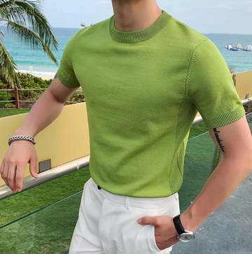 Ray Casual Gebreid Shirt