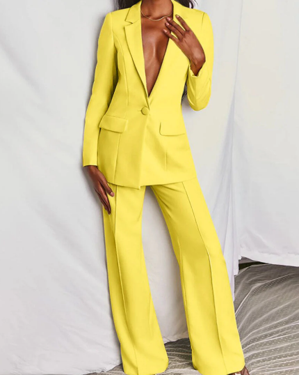 Ivy Elegante Blazer en Broek Set