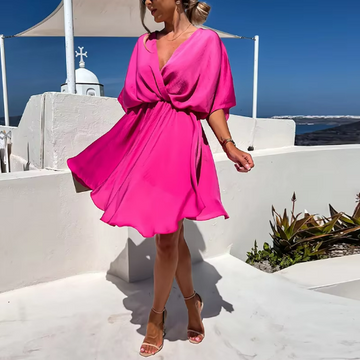 Leila losse mini-jurk