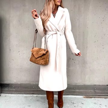 Stephanie elegante jas met omslagkraag