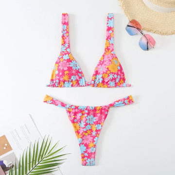 Bikini met bloemenprint