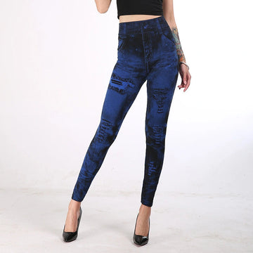 Roxy High Wasted Jeans Lookalike Legging